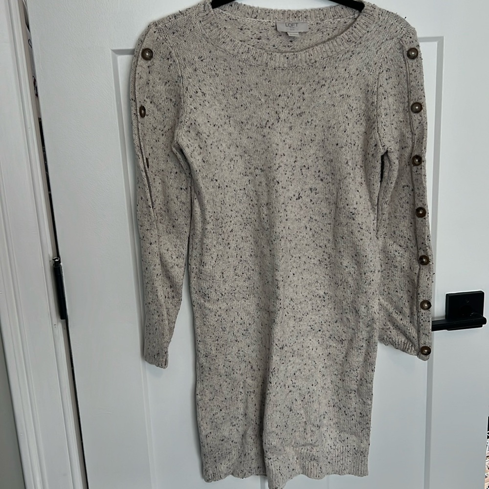 Loft sweater dress.